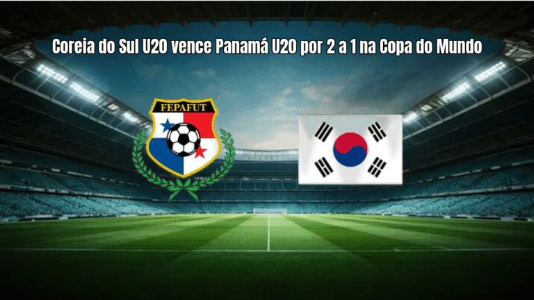 Coreia do Sul U20 vence Panamá U20 por 2 a 1 na Copa do Mundo