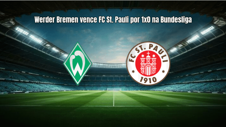 Werder Bremen vence FC St. Pauli por 1x0 na Bundesliga