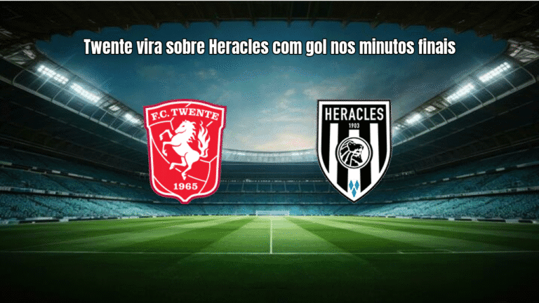 Twente vira sobre Heracles com gol nos minutos finais