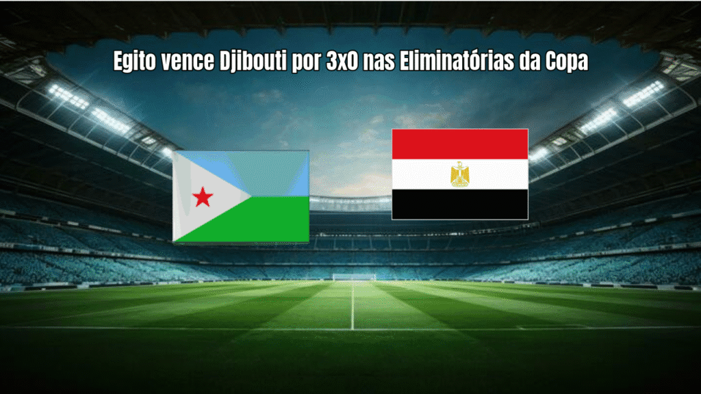 Egito vence Djibouti por 3x0 nas Eliminatórias da Copa