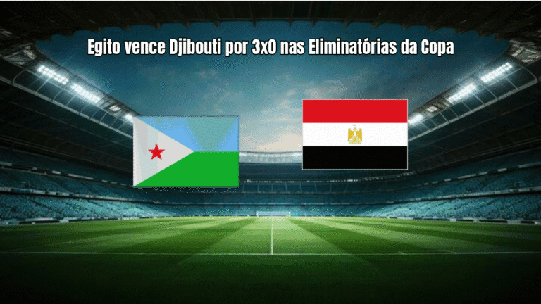 Egito vence Djibouti por 3x0 nas Eliminatórias da Copa