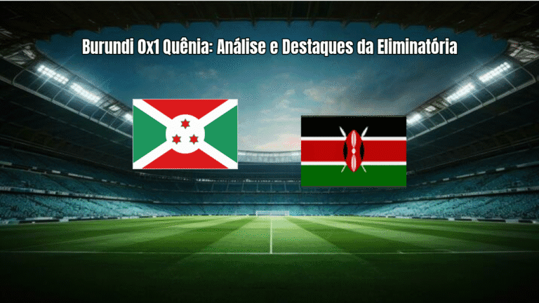 Burundi 0x1 Quênia: Análise e Destaques da Eliminatória