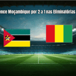 Guiné vence Moçambique por 2 a 1 nas Eliminatórias da Copa