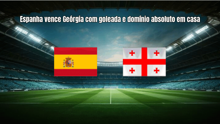 Espanha vence Geórgia com goleada e domínio absoluto em casa