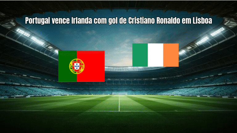 Portugal vence Irlanda com gol de Cristiano Ronaldo em Lisboa