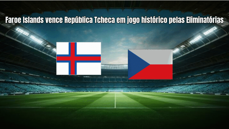 Faroe Islands vence República Tcheca em jogo histórico pelas Eliminatórias