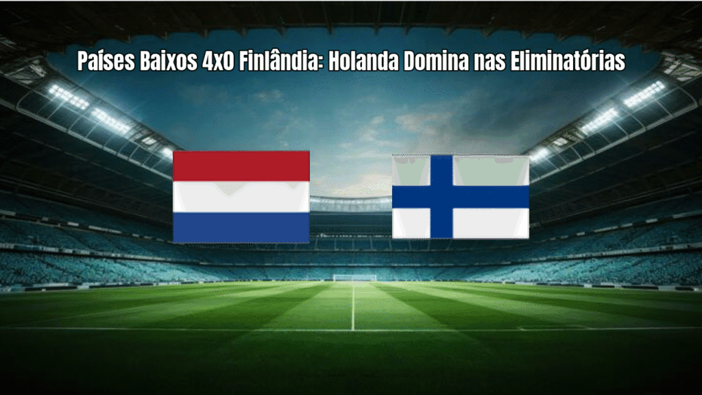 Países Baixos 4x0 Finlândia: Holanda Domina nas Eliminatórias