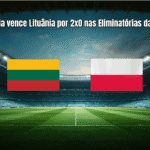 Polônia vence Lituânia por 2x0 nas Eliminatórias da Copa