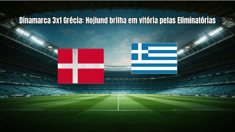 Dinamarca 3x1 Grécia: Hojlund brilha em vitória pelas Eliminatórias