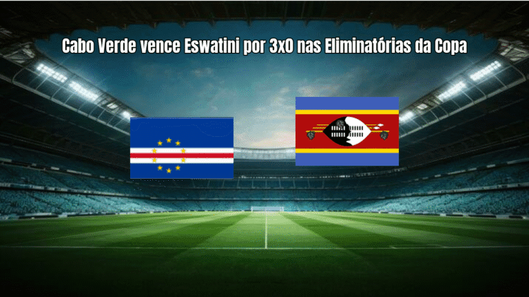Cabo Verde vence Eswatini por 3x0 nas Eliminatórias da Copa