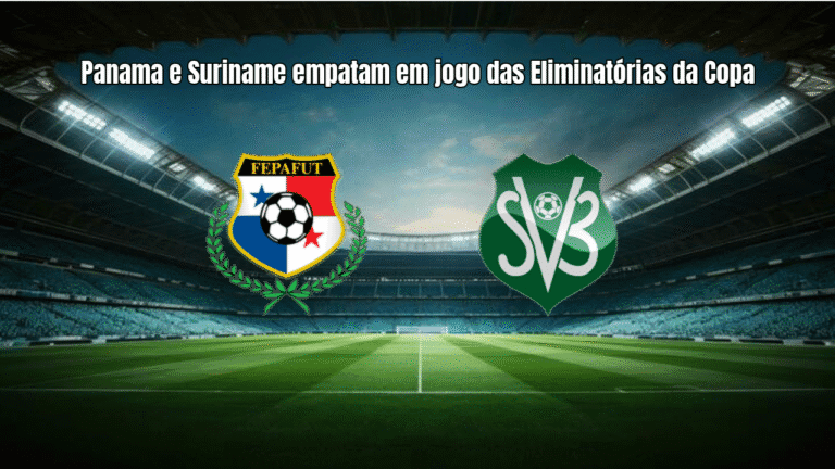 Panama e Suriname empatam em jogo das Eliminatórias da Copa