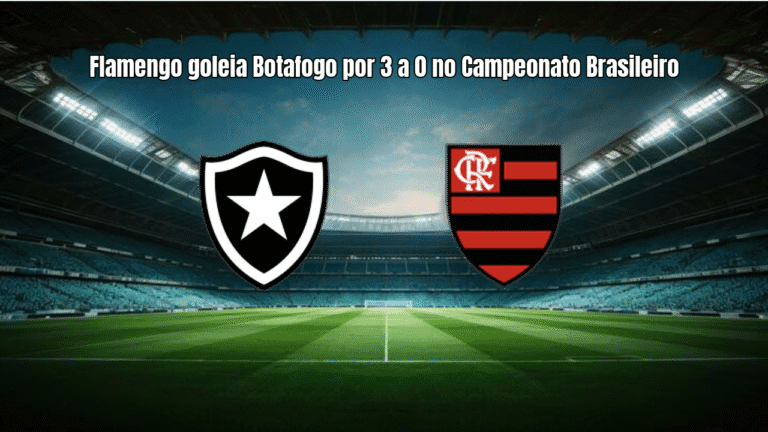 Flamengo goleia Botafogo por 3 a 0 no Campeonato Brasileiro