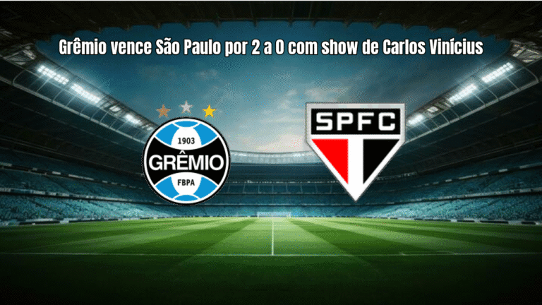 Grêmio vence São Paulo por 2 a 0 com show de Carlos Vinícius