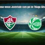 Fluminense vence Juventude com gol de Thiago Silva no fim