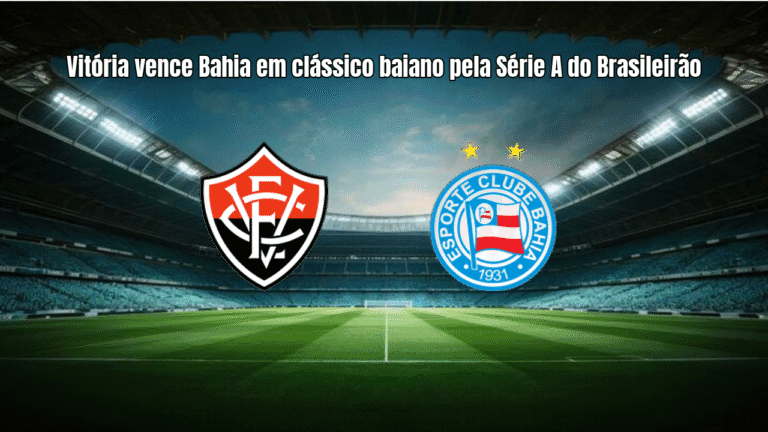 Vitória vence Bahia em clássico baiano pela Série A do Brasileirão