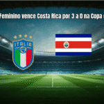 Itália U17 Feminino vence Costa Rica por 3 a 0 na Copa do Mundo