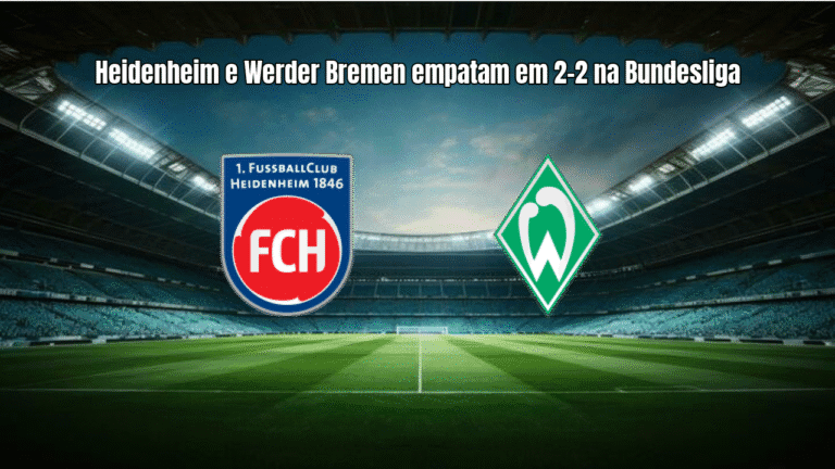 Heidenheim e Werder Bremen empatam em 2-2 na Bundesliga