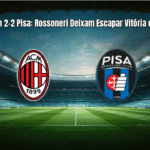 AC Milan 2-2 Pisa: Rossoneri Deixam Escapar Vitória em Casa