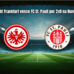 Eintracht Frankfurt vence FC St. Pauli por 2x0 na Bundesliga