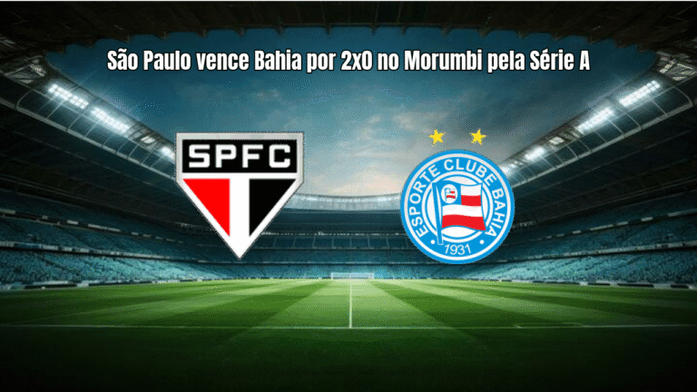 São Paulo vence Bahia por 2x0 no Morumbi pela Série A