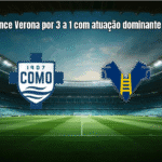 Como vence Verona por 3 a 1 com atuação dominante em casa