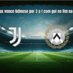 Juventus vence Udinese por 3 a 1 com gol no fim na Serie A