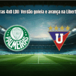 Palmeiras 4x0 LDU: Verdão goleia e avança na Libertadores