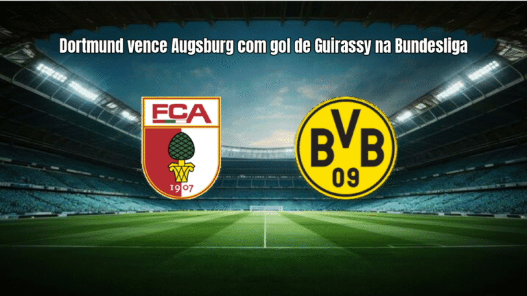 Dortmund vence Augsburg com gol de Guirassy na Bundesliga