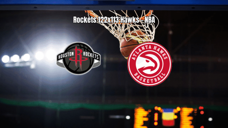 Houston Rockets vence Atlanta Hawks por 122 a 113 na NBA