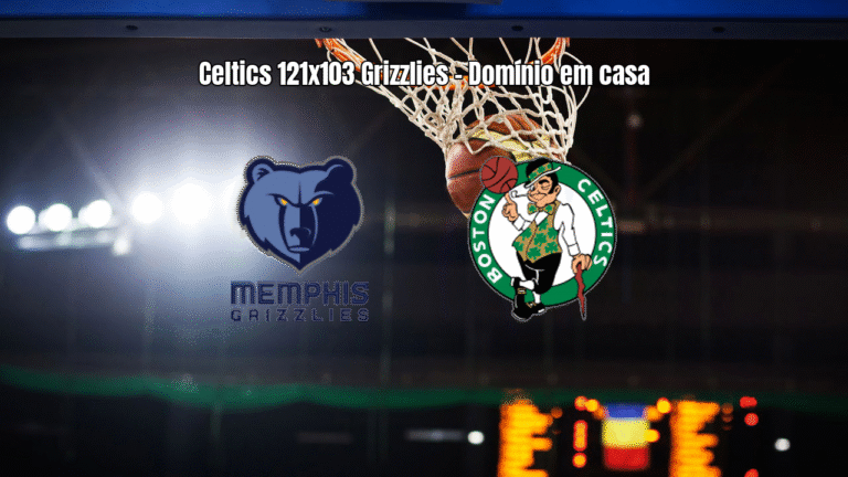 Boston Celtics vence Memphis Grizzlies por 121 a 103 na NBA
