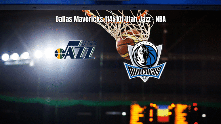 Dallas Mavericks vence Utah Jazz por 114 a 101 na NBA