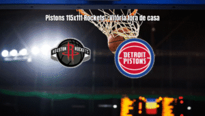 Detroit Pistons vence Houston Rockets em jogo eletrizante da NBA
