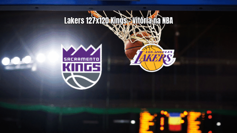 Lakers vencem Kings em jogo eletrizante da NBA por 127 a 120