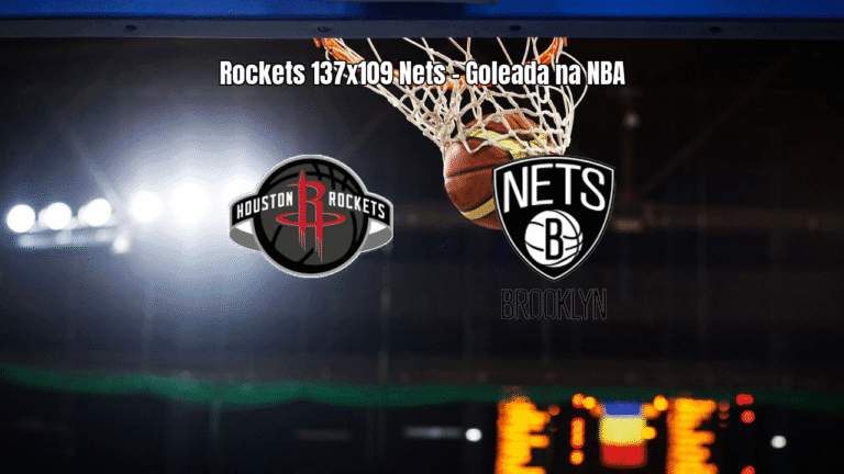 Houston Rockets goleiam Brooklyn Nets por 137 a 109 na NBA