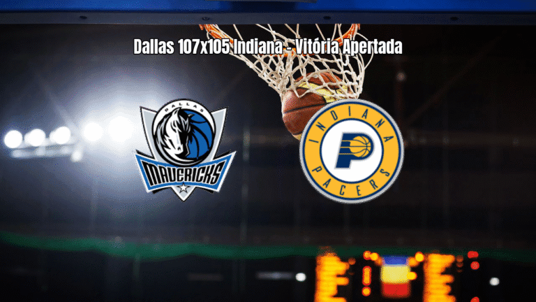 Dallas Mavericks vence Indiana Pacers por 107 a 105 na NBA
