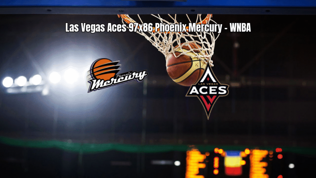 Las Vegas Aces vence Phoenix Mercury por 97 a 86 na WNBA