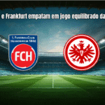 Heidenheim e Frankfurt empatam em jogo equilibrado da Bundesliga