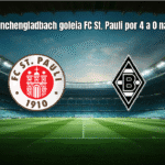 Borussia Mönchengladbach goleia FC St. Pauli por 4 a 0 na Bundesliga