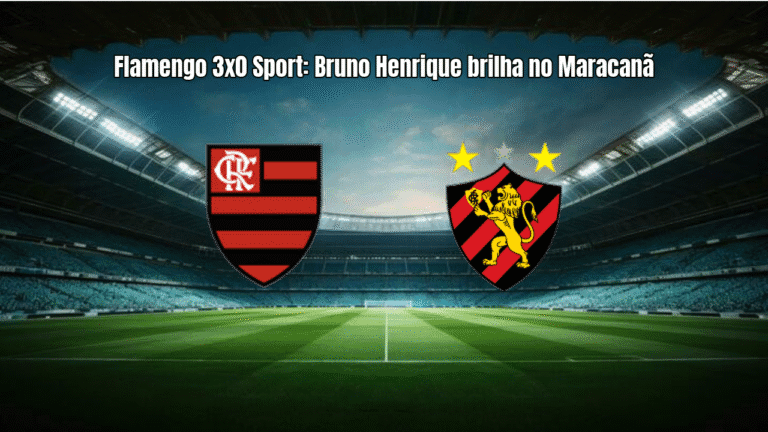 Flamengo 3x0 Sport: Bruno Henrique brilha no Maracanã