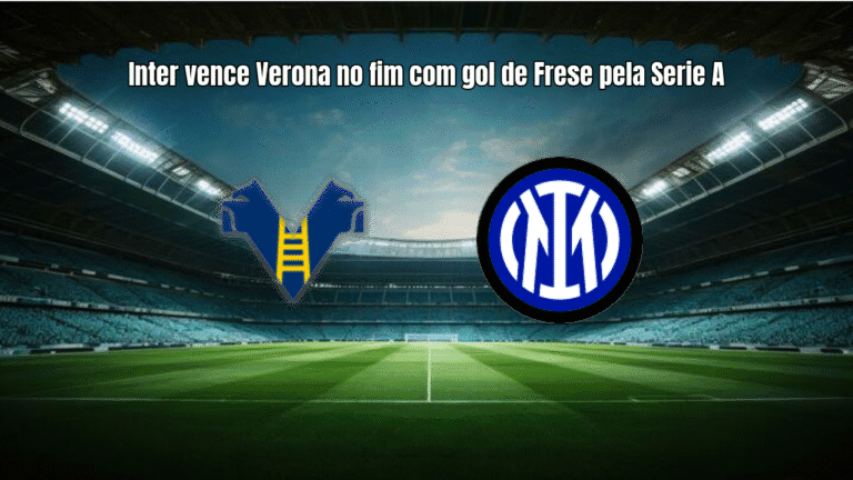 Inter vence Verona no fim com gol de Frese pela Serie A