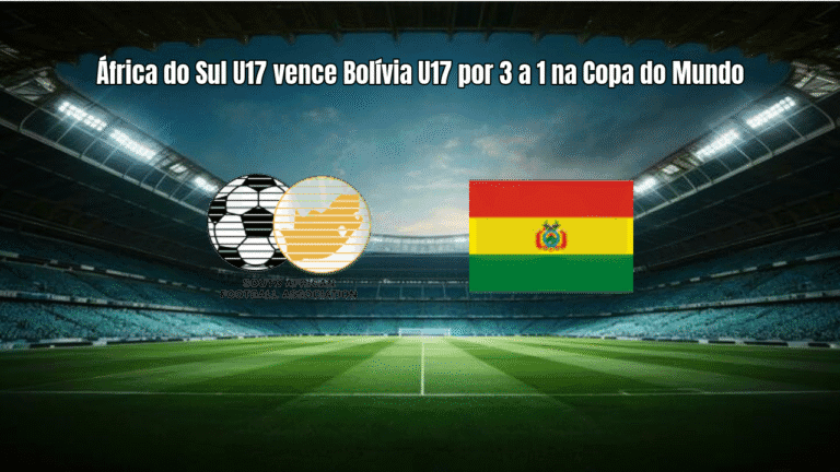 África do Sul U17 vence Bolívia U17 por 3 a 1 na Copa do Mundo