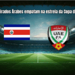 Costa Rica e Emirados Árabes empatam na estreia da Copa do Mundo Sub-17
