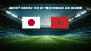 Japan U17 vence Marrocos por 2x0 na estreia da Copa do Mundo