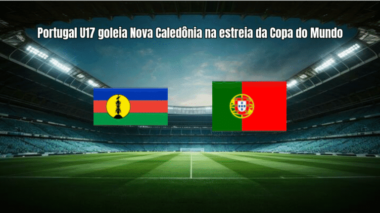 Portugal U17 goleia Nova Caledônia na estreia da Copa do Mundo