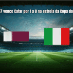 Itália U17 vence Catar por 1 a 0 na estreia da Copa do Mundo