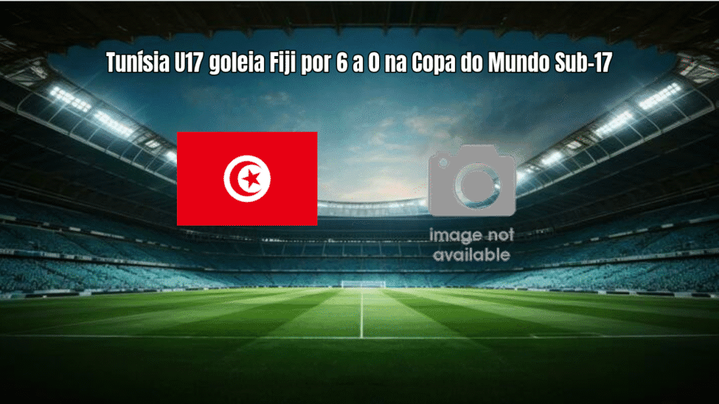 Tunísia U17 goleia Fiji por 6 a 0 na Copa do Mundo Sub-17