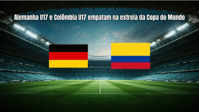 Alemanha U17 e Colômbia U17 empatam na estreia da Copa do Mundo