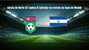 Coreia do Norte U17 goleia El Salvador na estreia da Copa do Mundo