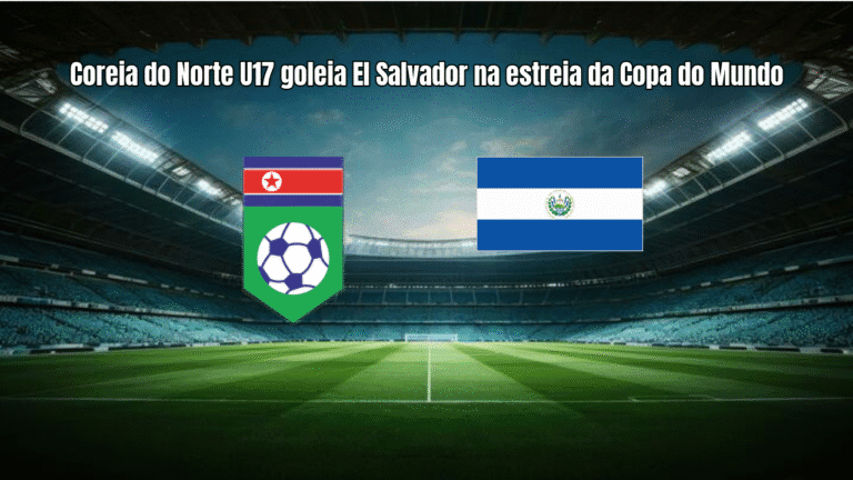 Coreia do Norte U17 goleia El Salvador na estreia da Copa do Mundo