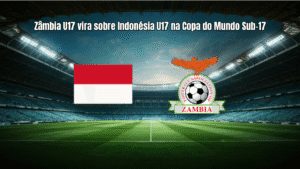 Zâmbia U17 vira sobre Indonésia U17 na Copa do Mundo Sub-17